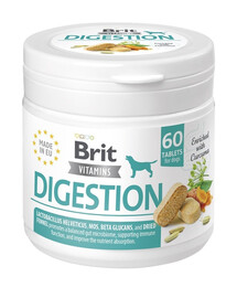 BRIT Vitamins Digestion 120g (60tabl.) přípravek pro psy podporující správné trávení