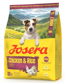 JOSERA Mini Adult Chicken and Rice 900g bezlepkové krmivo pro psy malých plemen