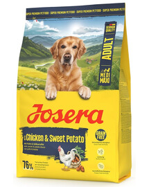 JOSERA Chicken with Sweet Potato Adult 3kg bezobilné krmivo pro střední a velká plemena