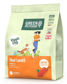 GREEN PETFOOD VeggieDog with Red Lentil 900g vegetariánské krmivo s červenou čočkou pro psy