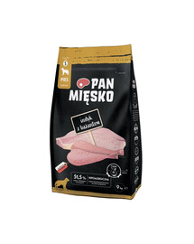 PAN MIĘSKO Krůta s bažantem krmivo pro psy křupavé S 9 kg