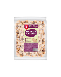 MACED Hovězí markýzové sušenky pro psy 1 kg