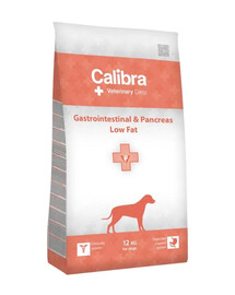 CALIBRA Veterinary Diet Dog Gastrointestinal & Pancreas Low Fat 12 kg