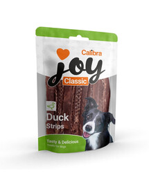 CALIBRA Dog Joy Classic Duck Strips 250 g polotučné kachní stripsy