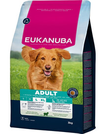 EUKANUBA Adult Large Breeds Lamb Rice 3 kg suché krmivo pro psy velkých plemen bohaté na jehněčí maso a rýži