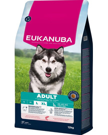 EUKANUBA Adult Large Breeds Salmon Barlej 12 kg suché krmivo pro psy velkých plemen bohaté na lososa a ječmen