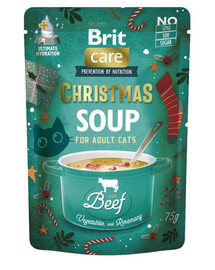BRIT Care Cat Christmas Soup Beef 75g polévka s hovězím masem a zeleninou pro kočky
