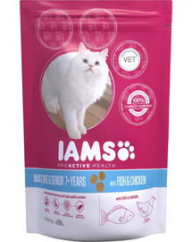 IAMS for Vitality Senior Cat Food with Fresh Chicken 10kg