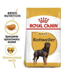 Royal Canin Rottweiler 12 kg - Pelety pro rotvajlery od 18 měsíců