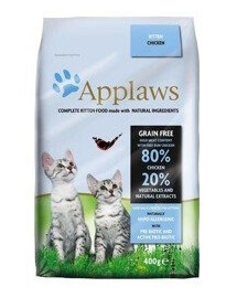 Applaws Complete Kitten Food Kitten Chicken 400g - suché krmivo pro koťata s kuřecím masem 400g