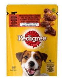 Pedigree krmivo pro psy s hovězím masem v želé 100g