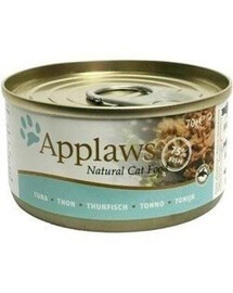Applaws Přírodní krmivo pro kočky Tuňák 70g - Mokré krmivo s tuňákem pro kočky 70g