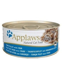 Applaws Natural Cat Food Tuňákové filé s krabem 70g