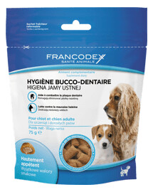 Francodex pamlsek pro štěňata a psy - ústní hygiena 75 g