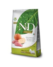 N&D GrainFree Dog Adult Mini Boar & Apple 7 kg