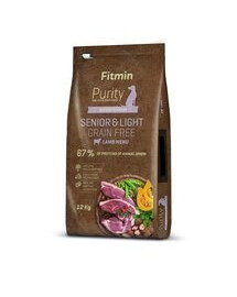 Fitmin Purity Senior&Light Grain Free Lamb - granule bez obilovin pro starší psy 12 kg