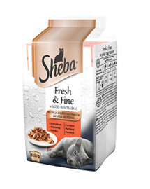 SHEBA kapsička 6 x 50g Fresh & Fine