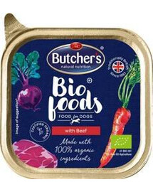 BUTCHER'S BIO foods hovězí paštika pro psy 150g