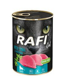 Rafi paštika pro kočku tuňáková konzerva 400g