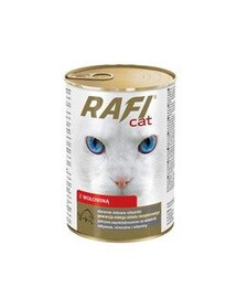 Rafi Cat konzerva pro kočky s hovězím masem 415 g