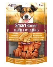 Smart Bones Peanut Butter mini 8 ks. - pamlsky pro malé psy 8ks.