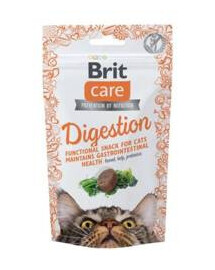Brit Care Cat Snack Digestion 50g - pochoutka podporující trávení pro dospělé kočky