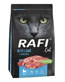 Rafi Cat s jehněčím 7 kg - granule pro dospělé kočky