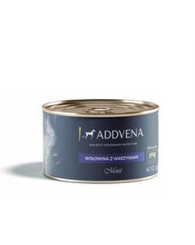 Addvena hovězí maso se zeleninou konzerva pro dospělé psy 410 g