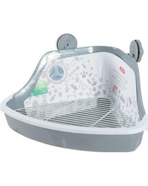 ZOLUX malé rohové WC 320x230x145 mm barva šedá