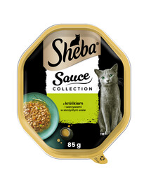 SHEBA Sauce Speciale s králíkem, kachnou a zeleninou 85g - krmivo pro kočky v omáčce