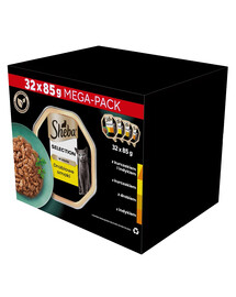 Select Slices in Gravy Mix drůbežích příchutí v omáčce drůbež, kuře a krůta 32x85g