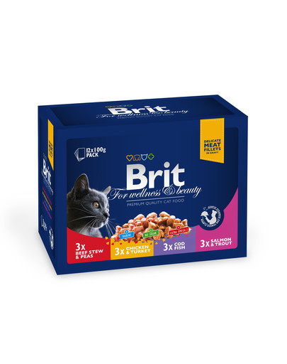 BRIT Pouches Family Talíř 12x100g