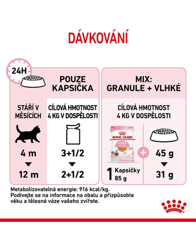 ROYAL CANIN Kitten Instinctive Jelly 85g x 12 kapsička pro koťata v želé