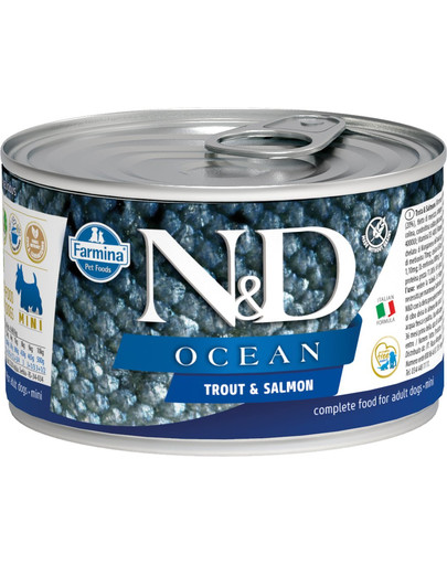 N&D Adult Trout & Salmon Mini 140g