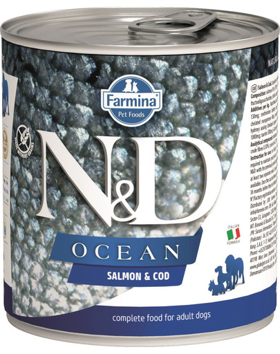 N&D DOG OCEAN Adult Salmon & Codfish 285g