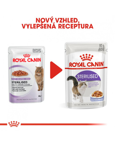 ROYAL CANIN Sterilised Jelly 85g x 12 kapsička pro kastrované kočky v želé