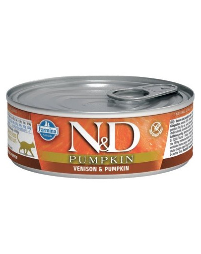 N&D Cat PUMPKIN Adult Venison & Pumpkin 80g