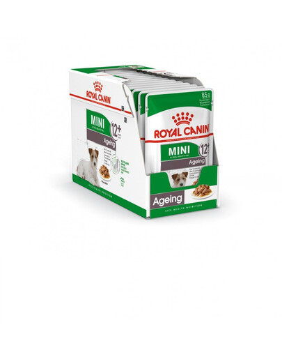 ROYAL CANIN Mini ageing 12+ 12x85g kapsičky pro malé, starší psy