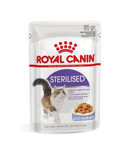 ROYAL CANIN Sterilised Jelly 85g x 12 kapsička pro kastrované kočky v želé