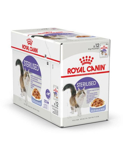 ROYAL CANIN Sterilised Jelly 85g x 12 kapsička pro kastrované kočky v želé
