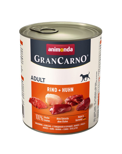 ANIMONDA GranCarno Adult hovězí & Kuře 12 x 400 g