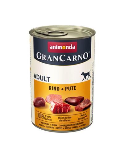 ANINONDA GranCarno Adult hovězí & krůta 6 x 400g