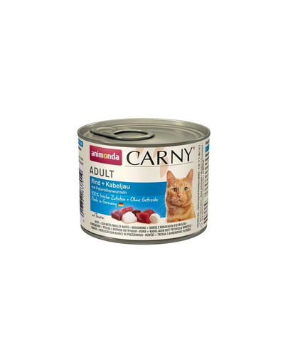 ANIMONDA Carny Adult hovězí treska petržel 12 x 200 g