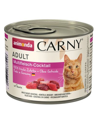 ANIMONDA Carny Adult masový koktejl 6 x 200 g