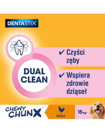 PEDIGREE Dentastix Chewy ChunX Maxi 5 x 68g pro střední a velká plemena