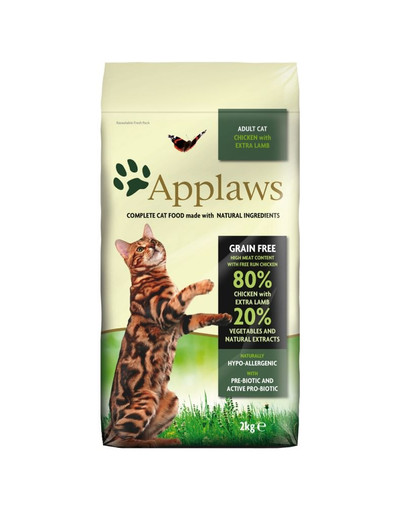 APPLAWS Dry Cat Chicken with Lamb 400g