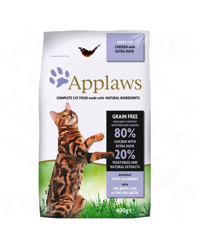 APPLAWS Cat Adult Chicken & Duck 400g