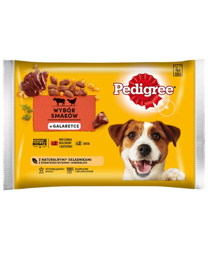 PEDIGREE hovězí a drůběž 4 x 0.1 kg