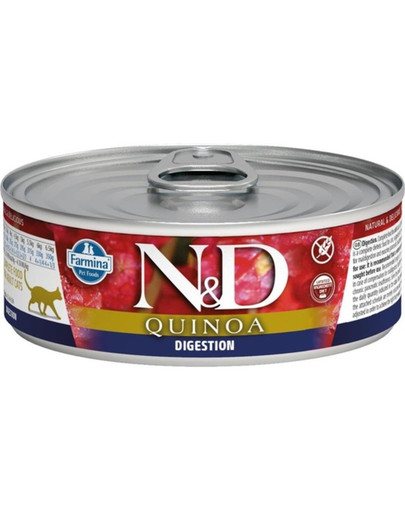 N&D Cat QUINOA Adult Digestion Lamb & Fennel 80g