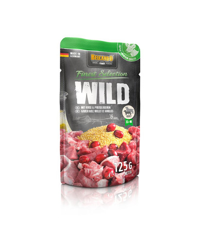 BELCANDO Zvěřina s prosem & borůvkami  12 x 125 g